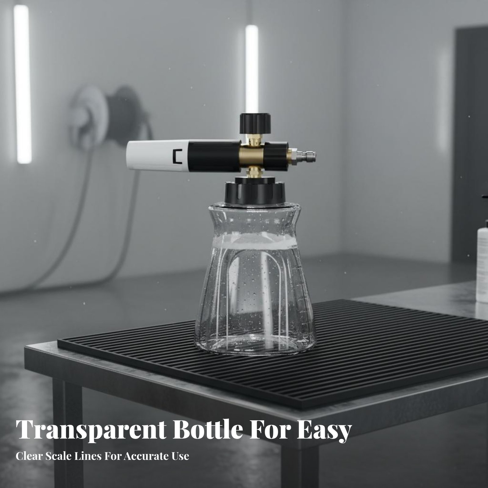 Foam Cannon Pressure Washer Wide Mouth - 1/4 Quick Connect Foam Cannon Botol