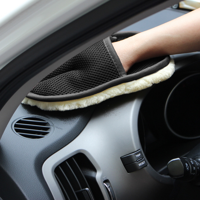 Sarung Tangan Cuci Mobil Mikro - Car Detailing Wash Mitt Microfiber Wool ulasan dan harga