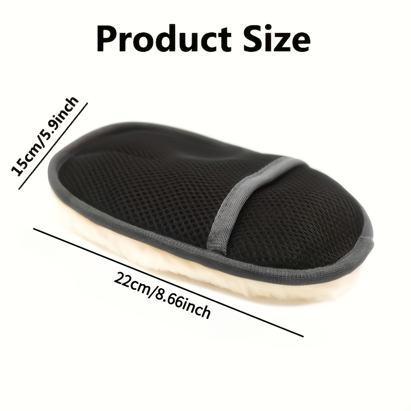 4 buah Sarung Tangan Cuci Mobi - Car Detailing Wash Mitt Microfiber Wool ulasan dan harga
