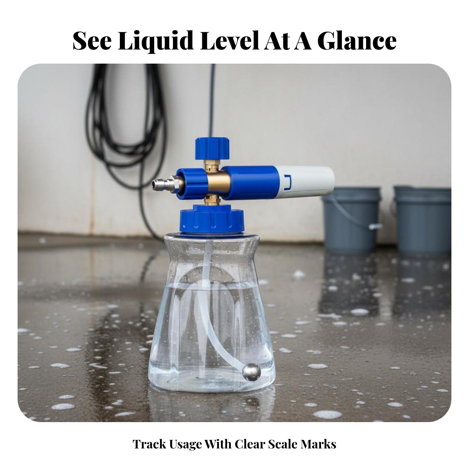 1/4 Quick Connect Foam Cannon  - Foam Cannon Pressure Washer Wide Mouth ulasan dan harga