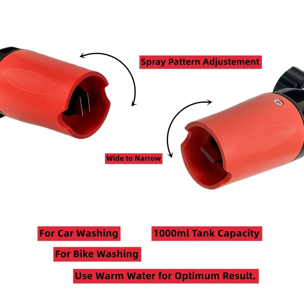 1 Buah Botol Busa PA 1L yang D - Foam Cannon Pressure Washer Wide Mouth ulasan dan harga