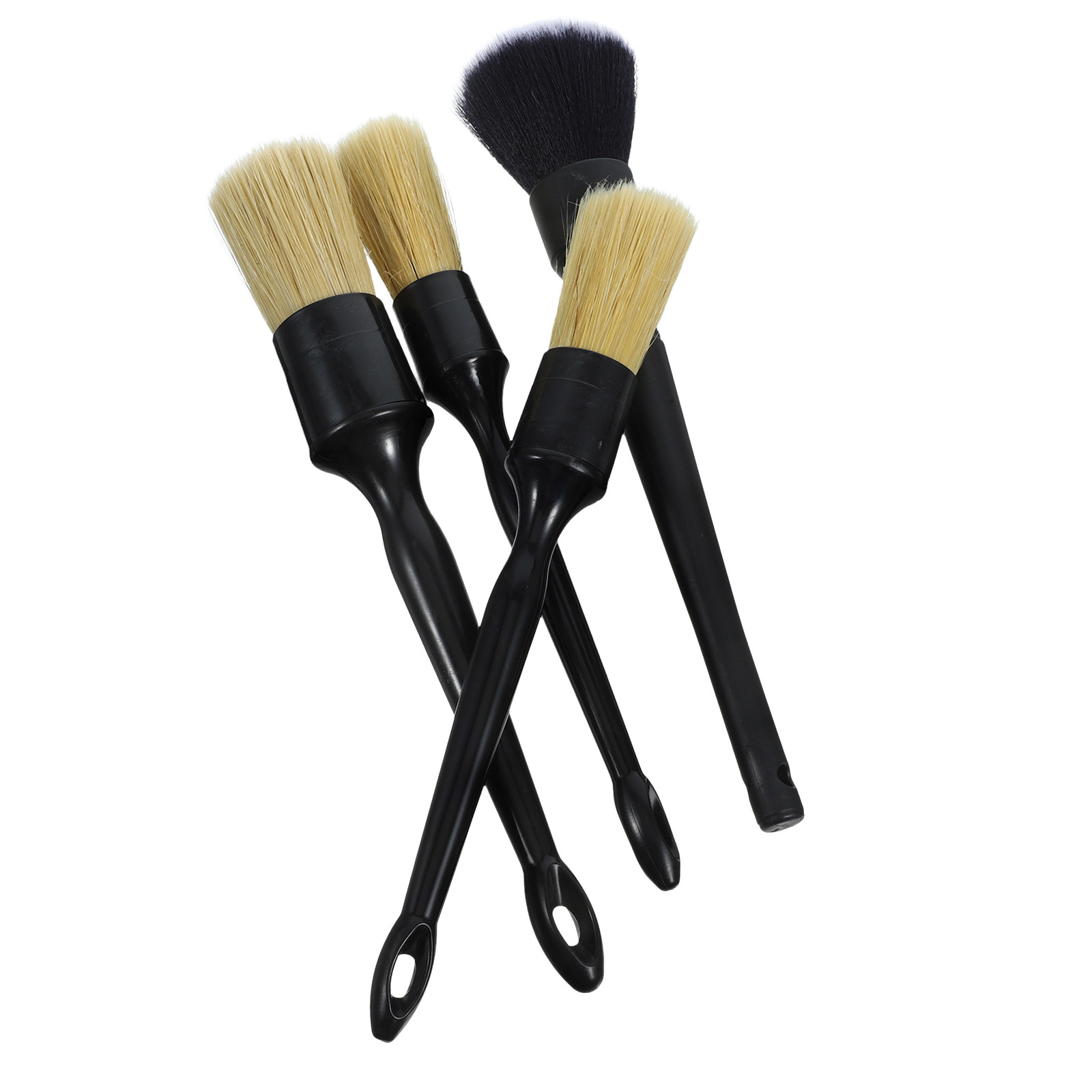 1 Set Sikat Detail Mobil Bulu  - Car Detailing Brush Set Boar Hair Interior ulasan dan harga