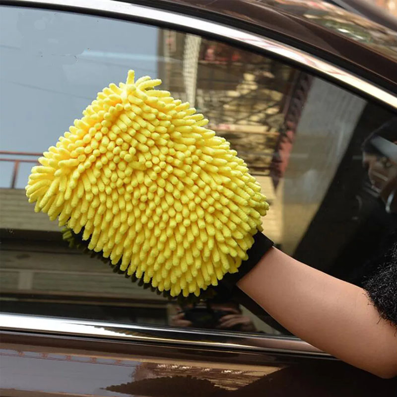Sarung Tangan Chenille Mikrofi - Car Detailing Wash Mitt Microfiber Wool ulasan dan harga