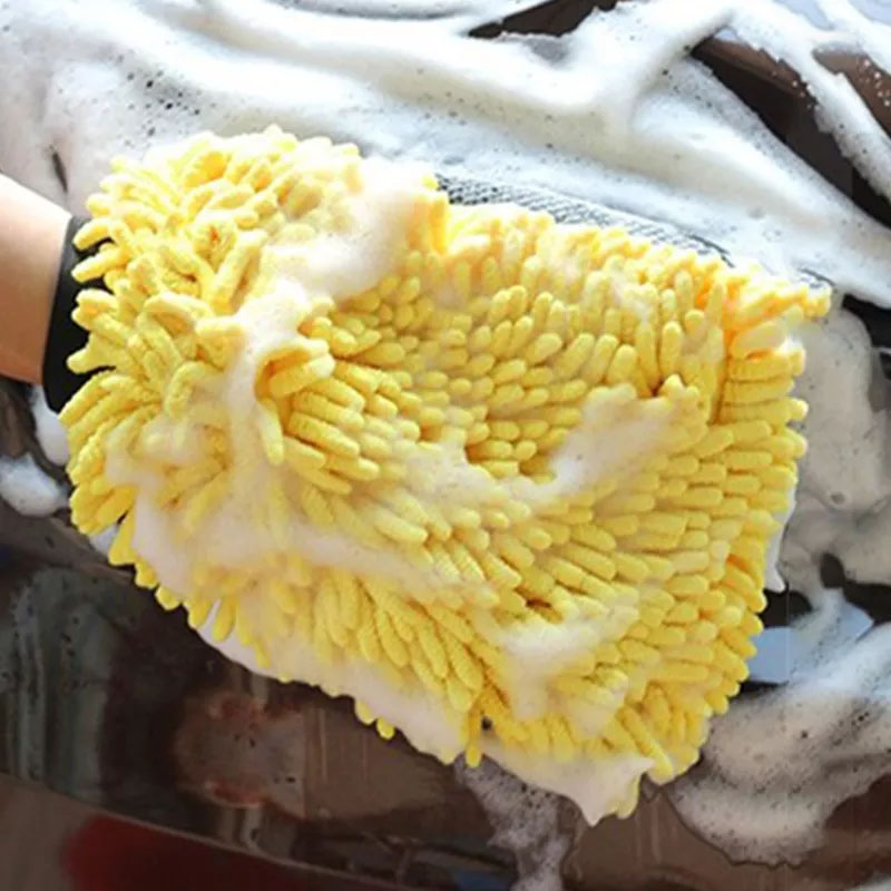Sarung Tangan Chenille Mikrofi - Car Detailing Wash Mitt Microfiber Wool ulasan dan harga