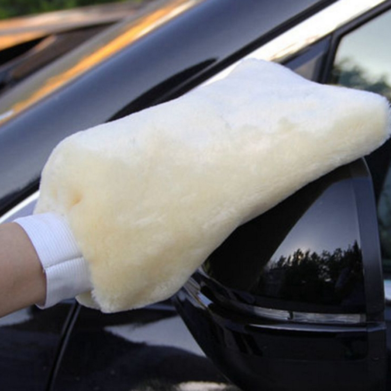 1 Pcs Wol Lembut Cuci Mobil Sa - Car Detailing Wash Mitt Microfiber Wool ulasan dan harga