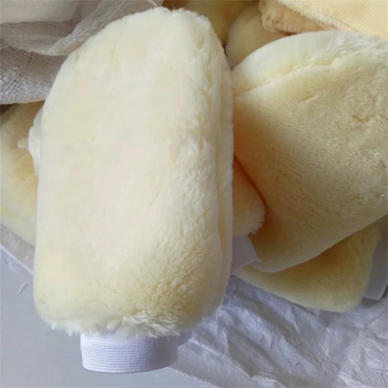 1-10 buah sarung tangan cuci m - Car Detailing Wash Mitt Microfiber Wool ulasan dan harga
