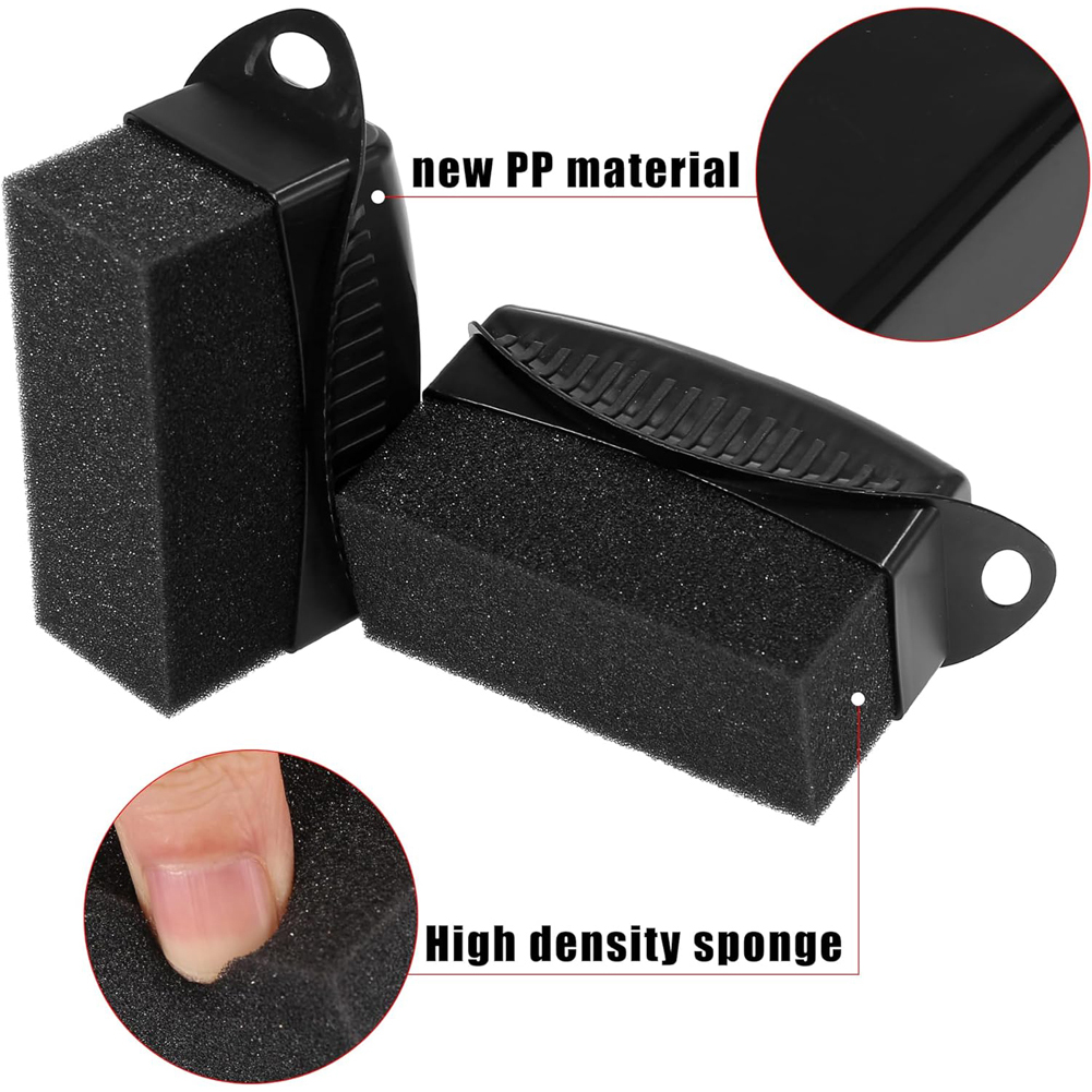 Sikat Spons Aplikator Lilin Ba - Tire Shine Applicator Curved Sponge Brush ulasan dan harga