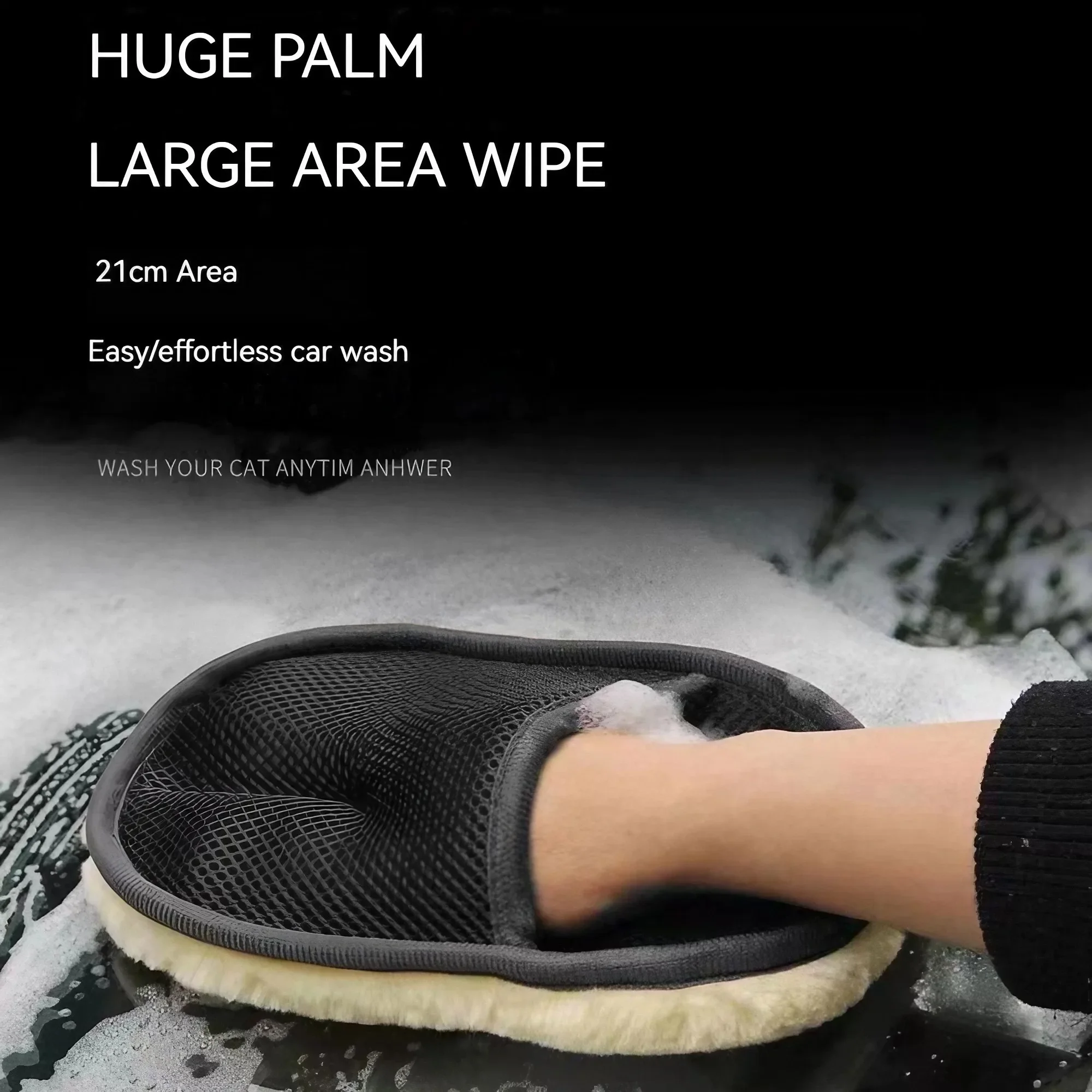 Sarung Tangan Pembersih Mobil  - Car Detailing Wash Mitt Microfiber Wool ulasan dan harga