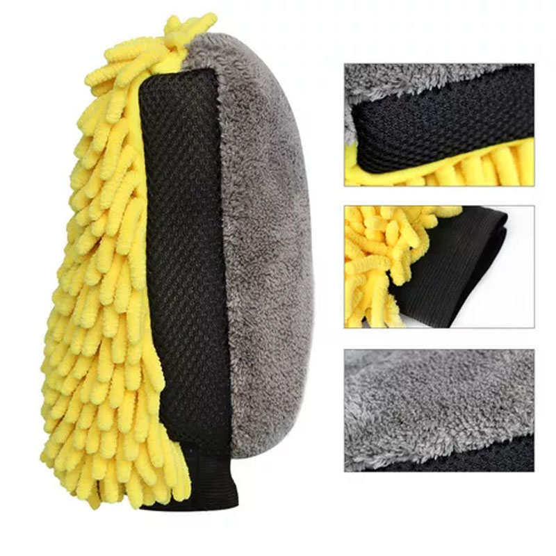Sarung Tangan Cuci Mobil Anti  - Car Detailing Wash Mitt Microfiber Wool ulasan dan harga