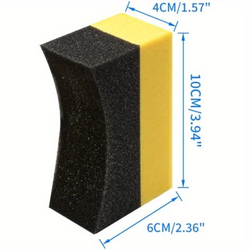 TILONDEX Bantalan Aplikator Pe - Tire Shine Applicator Curved Sponge Brush ulasan dan harga