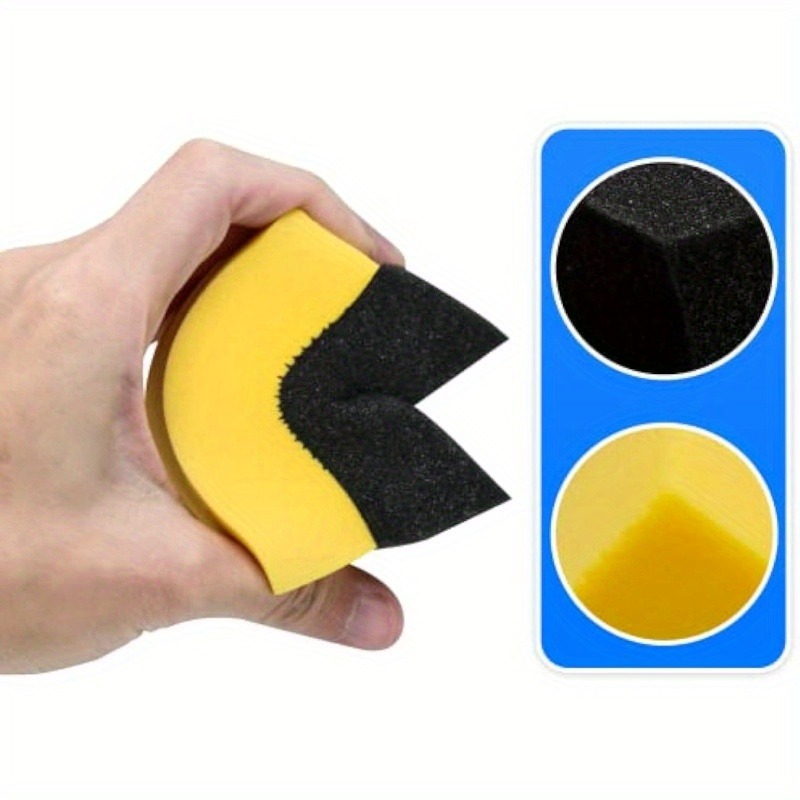 TILONDEX Bantalan Aplikator Pe - Tire Shine Applicator Curved Sponge Brush ulasan dan harga