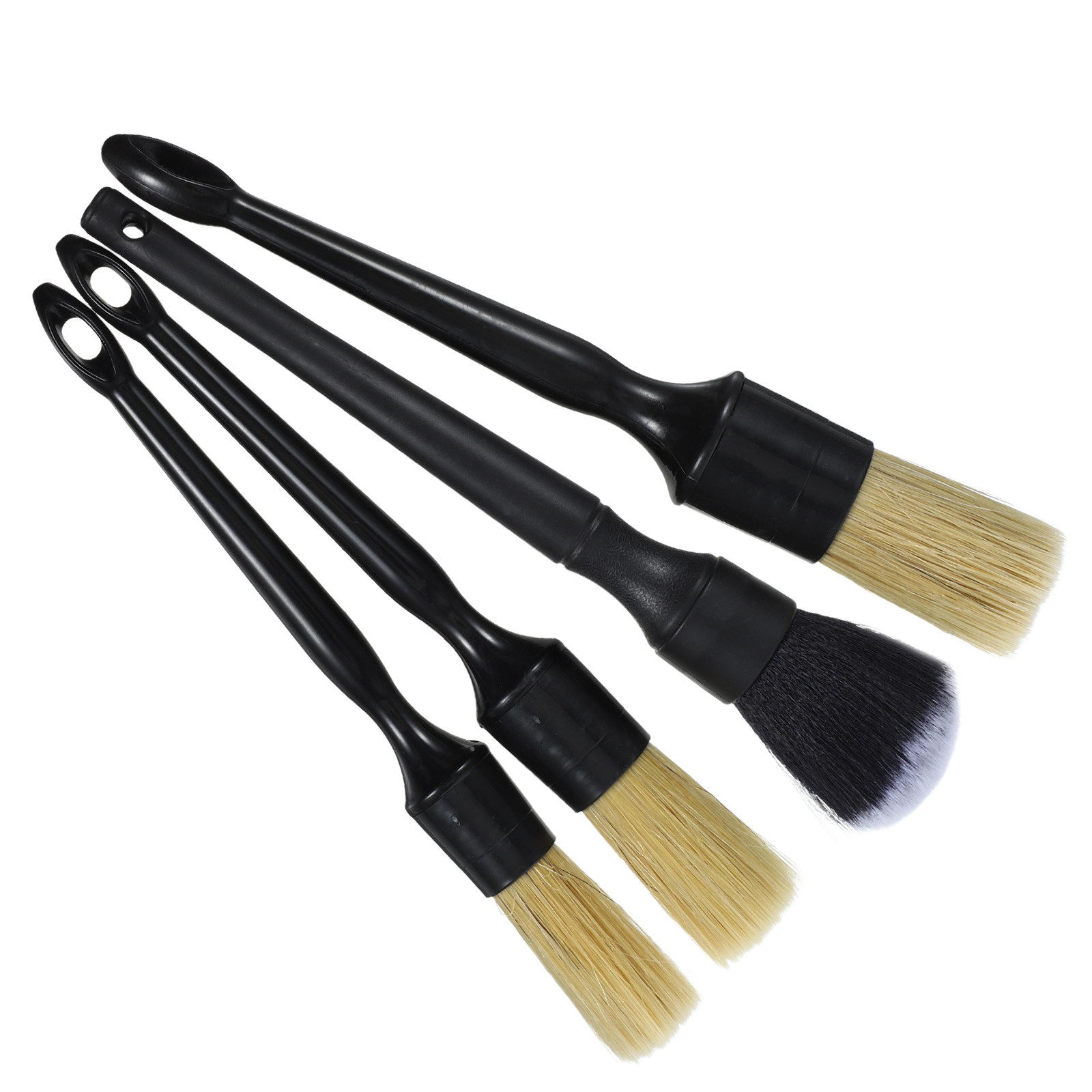 1 Set Sikat Detail Bulu Babi H - Car Detailing Brush Set Boar Hair Interior ulasan dan harga