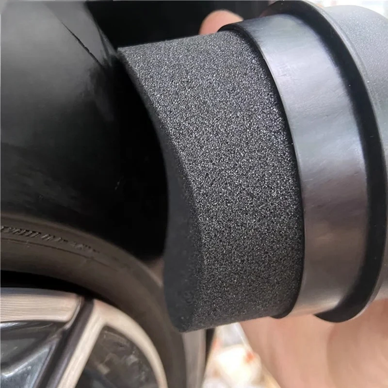 Spons Pemoles Ban Mobil Bentuk - Tire Shine Applicator Curved Sponge Brush ulasan dan harga