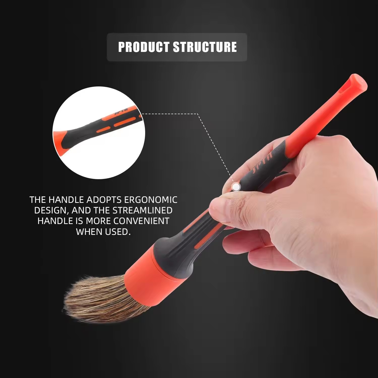 SPTA Set sikat Detailing mobil - Car Detailing Brush Set Boar Hair Interior ulasan dan harga