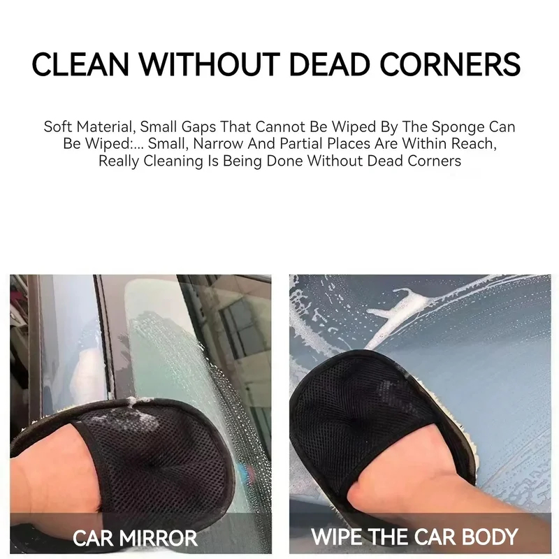 Sarung Tangan Cuci Mobil Serba - Car Detailing Wash Mitt Microfiber Wool ulasan dan harga