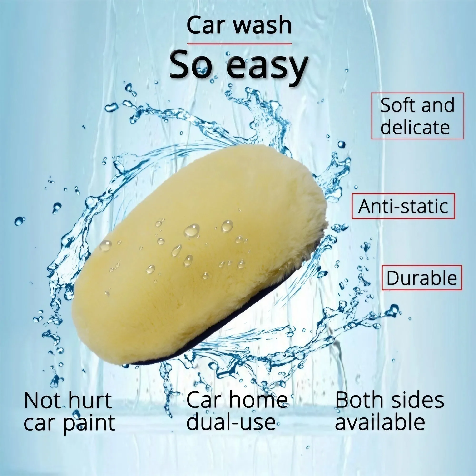 Sarung Tangan Pembersih Mobil  - Car Detailing Wash Mitt Microfiber Wool ulasan dan harga