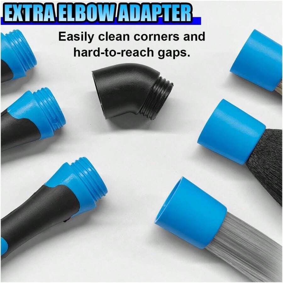 Set Sikat Detailing Mobil 3 Bu - Car Detailing Brush Set Boar Hair Interior ulasan dan harga