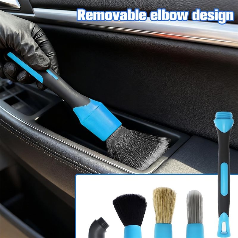 Set Sikat Detailing Mobil ABNL - Car Detailing Brush Set Boar Hair Interior ulasan dan harga